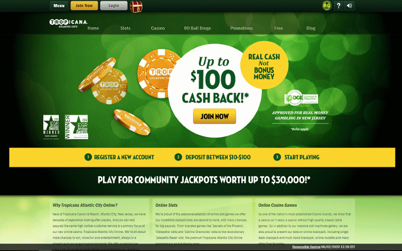 Tropicana Online Casino